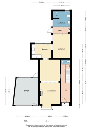 Floorplan - Kromstraat 2, 6133 AB Sittard
